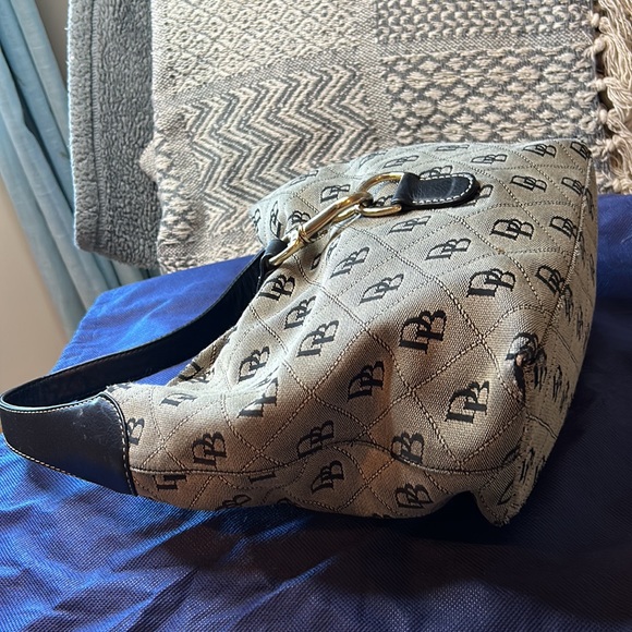DOONEY & BOURKE Signature Print Black & Tan Satchel Bag~please read! - Picture 16 of 16